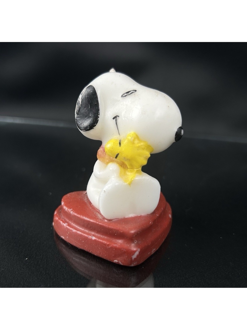 Vintage Peanuts Snoopy & Woodstock Candle Unused Wick 3"